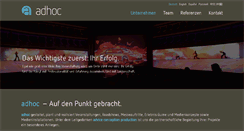 Desktop Screenshot of adhoc4acp.com